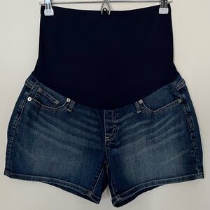 GAP 1969 • 4R • Maternity Slim Shorts Denim Dark Blue 4” Inseam